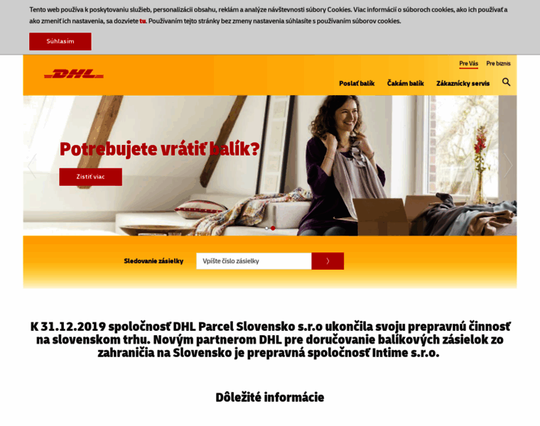 Dhlparcel.sk thumbnail Dhlparcel.sk thumbnail