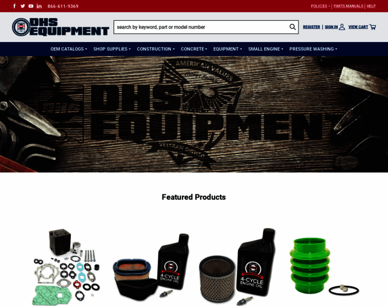 Dhsequipment.com thumbnail