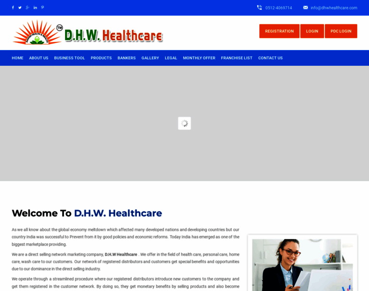 Dhwhealthcare.com thumbnail