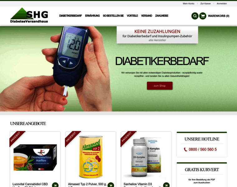 Diabetes-versandhaus.de thumbnail