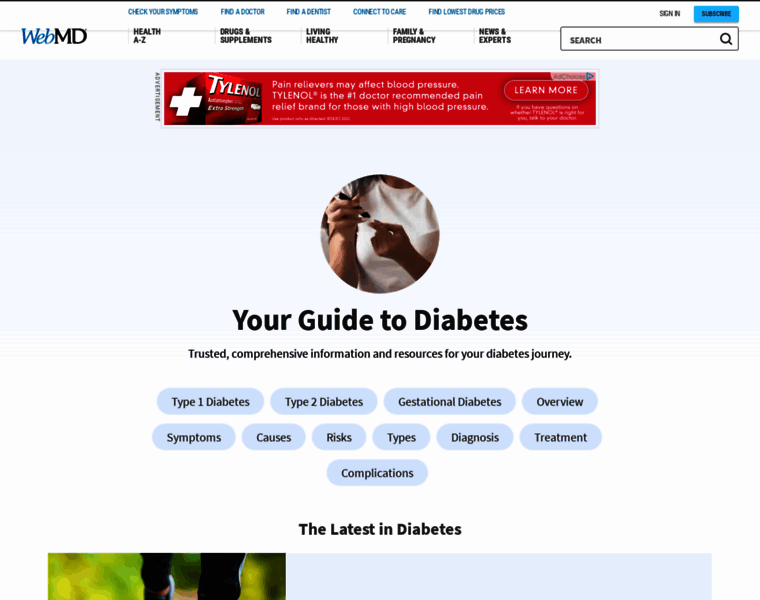 Diabetes.webmd.com thumbnail