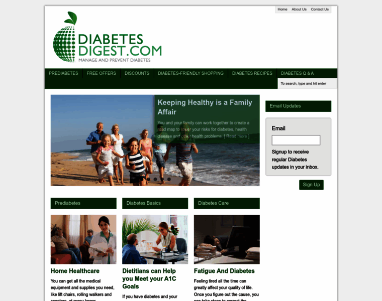 Diabetesdigest.com thumbnail