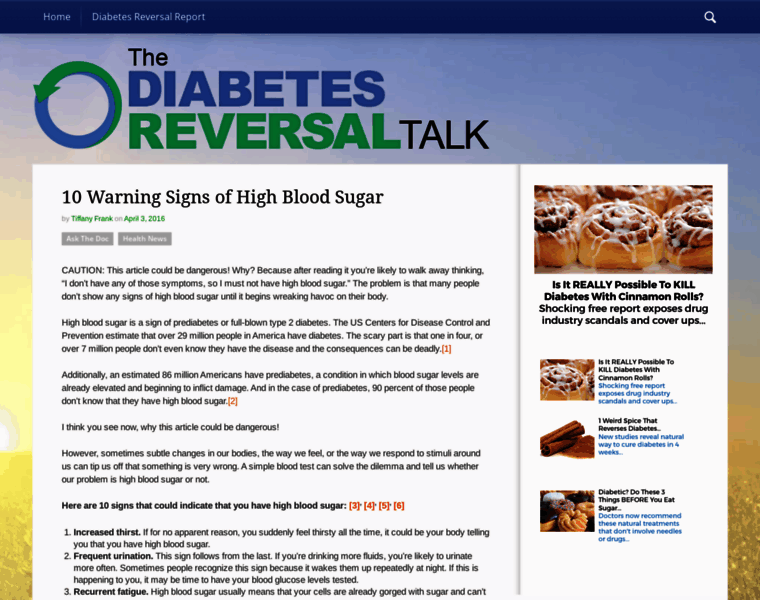 Diabetesreversaltalk.com thumbnail