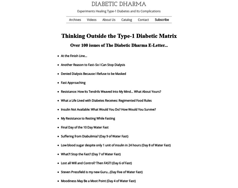 Diabeticdharma.com thumbnail