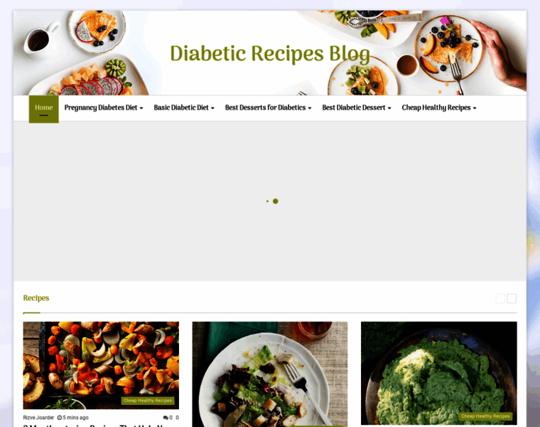 Diabeticrecipesblog.com thumbnail