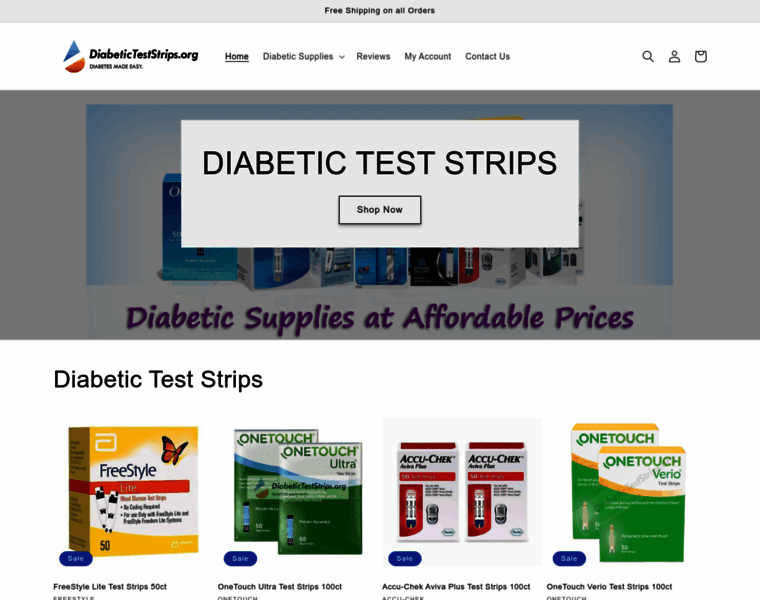 Diabeticteststrips.org thumbnail