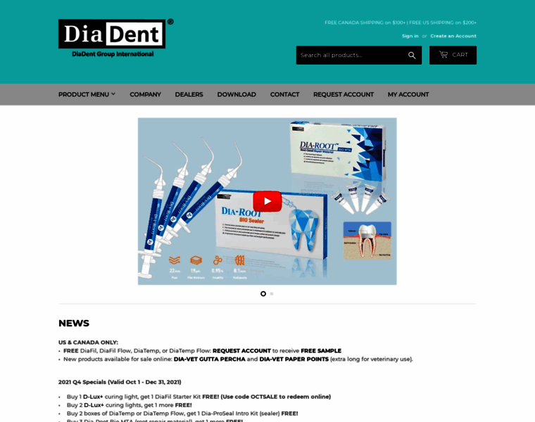 Diadent.com thumbnail