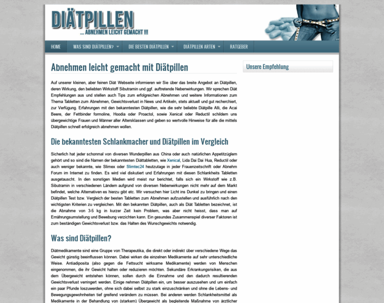 Diaetpillen.net thumbnail