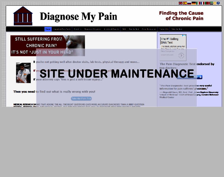 Diagnosemypain.com thumbnail