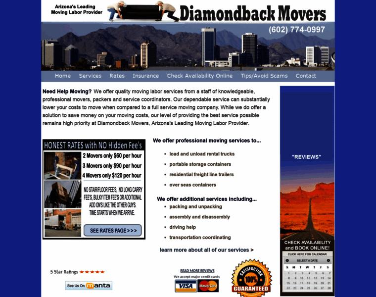 Diamondbackmovers.com thumbnail