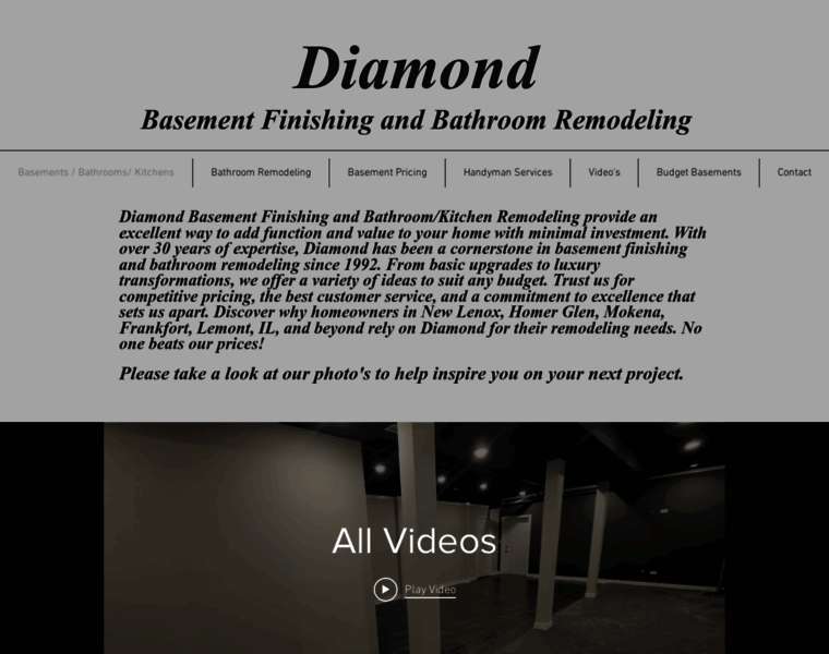 Diamondbasementfinishing.com thumbnail