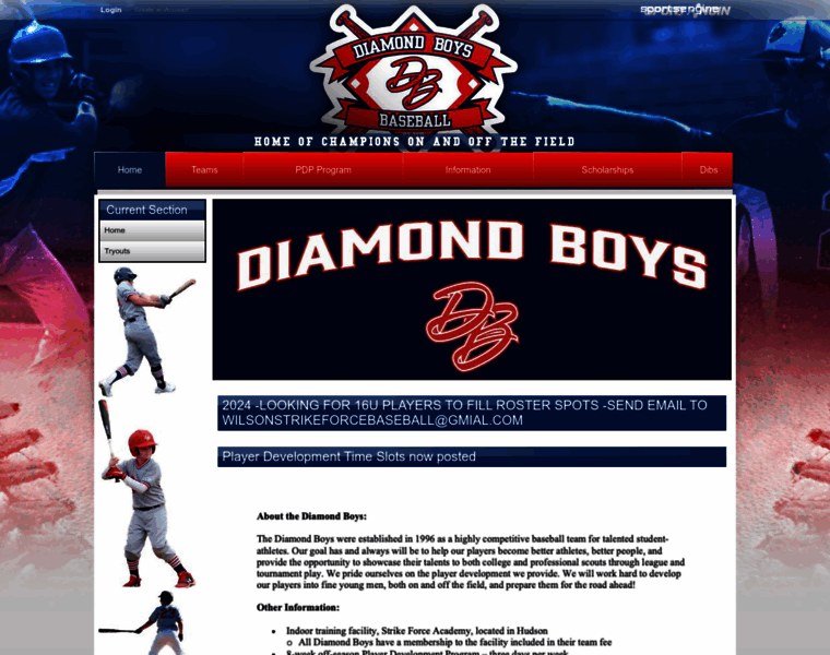 Diamondboysbaseball.com thumbnail