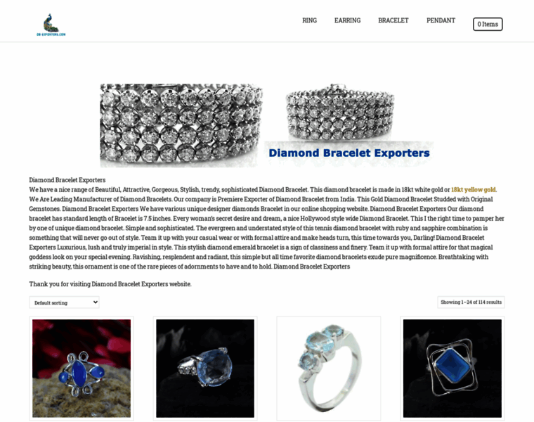 Diamondbraceletexporters.com thumbnail
