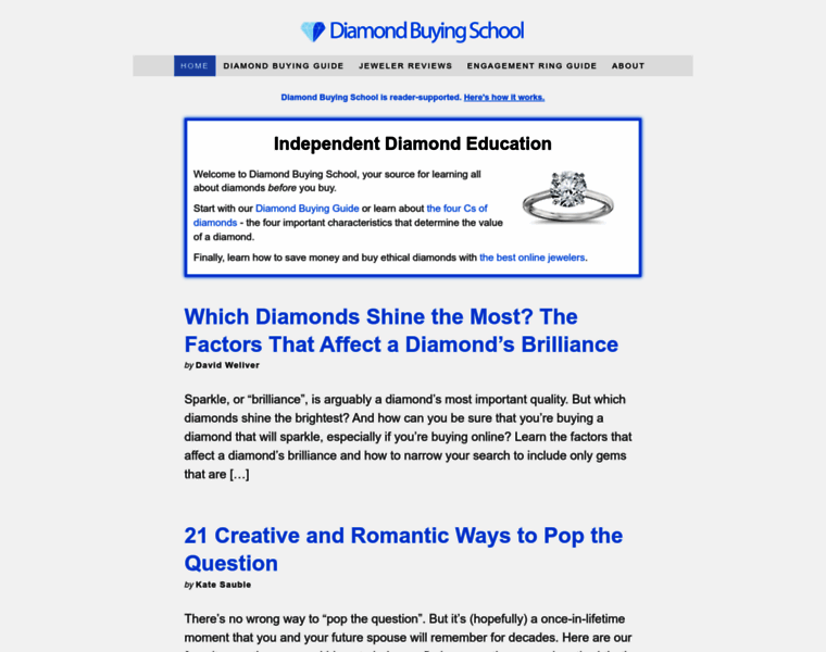 Diamondbuyingschool.com thumbnail