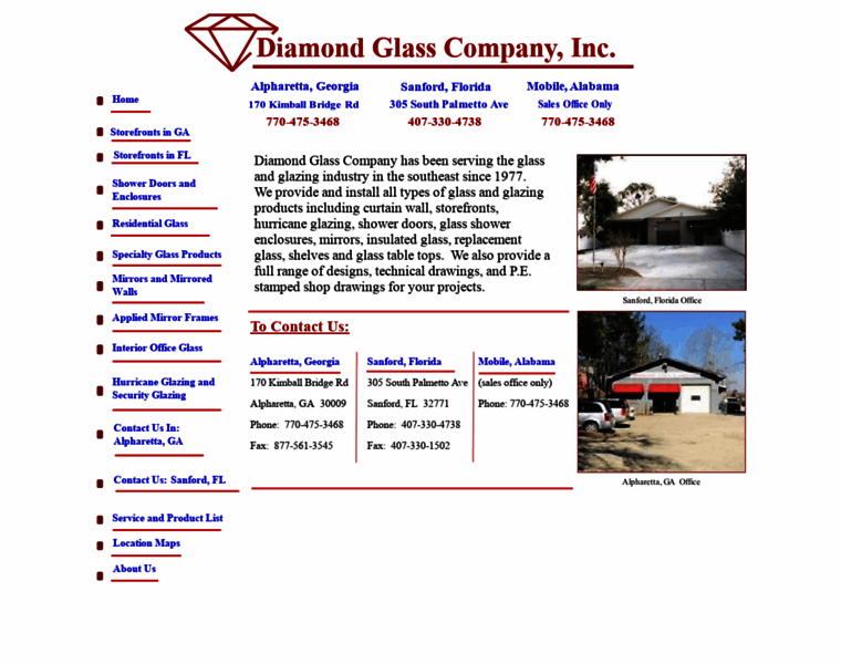 Diamondglasscompany.com thumbnail
