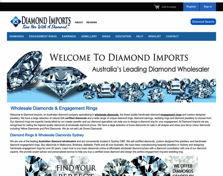 Diamondimports.com.au thumbnail