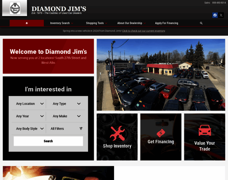 Diamondjimmotorcars.com thumbnail