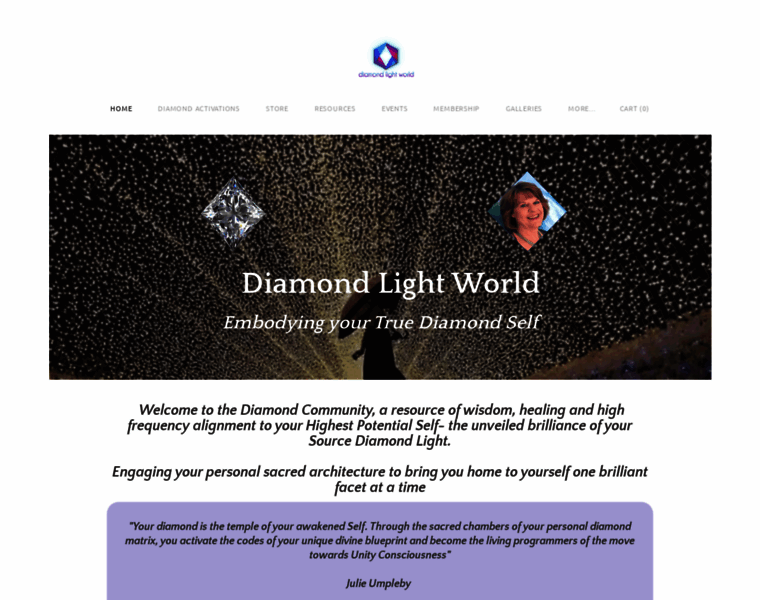 Diamondlightworld.com thumbnail