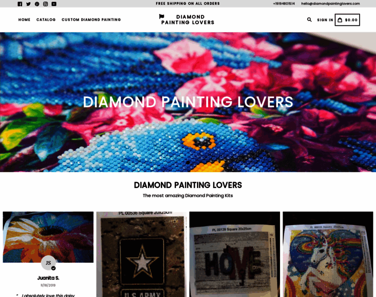 Diamondpaintinglovers.com thumbnail