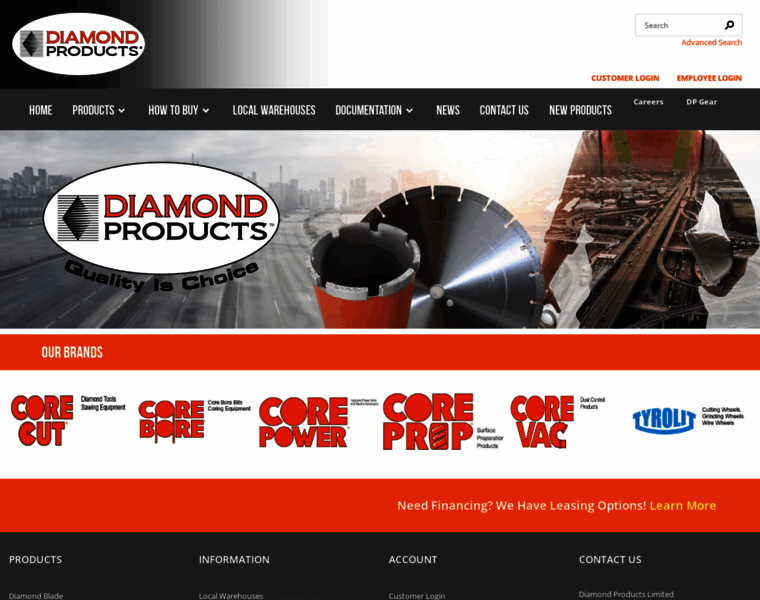 Diamondproducts.com thumbnail