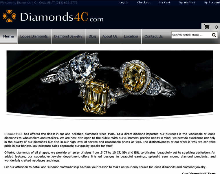 Diamonds4c.com thumbnail