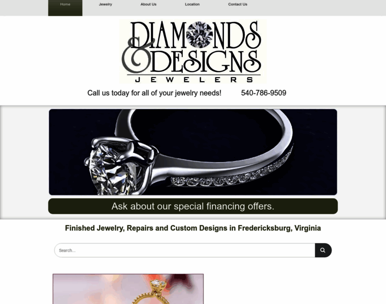 Diamondsanddesignsjewelers.com thumbnail