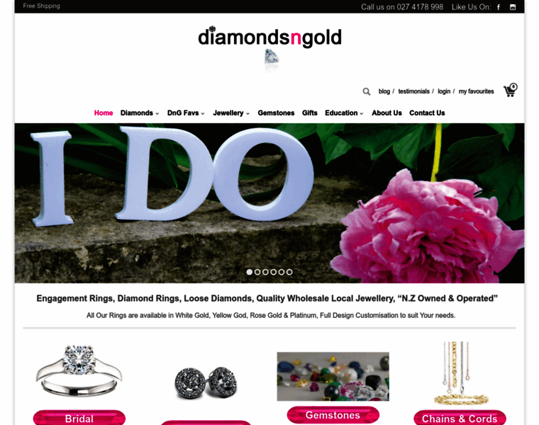 Diamondsngold.co.nz thumbnail