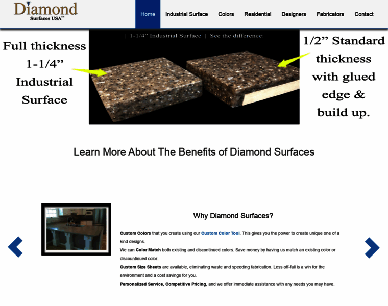 Diamondsurfaces.com thumbnail