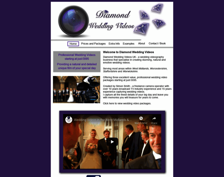 Diamondweddingvideos.co.uk thumbnail