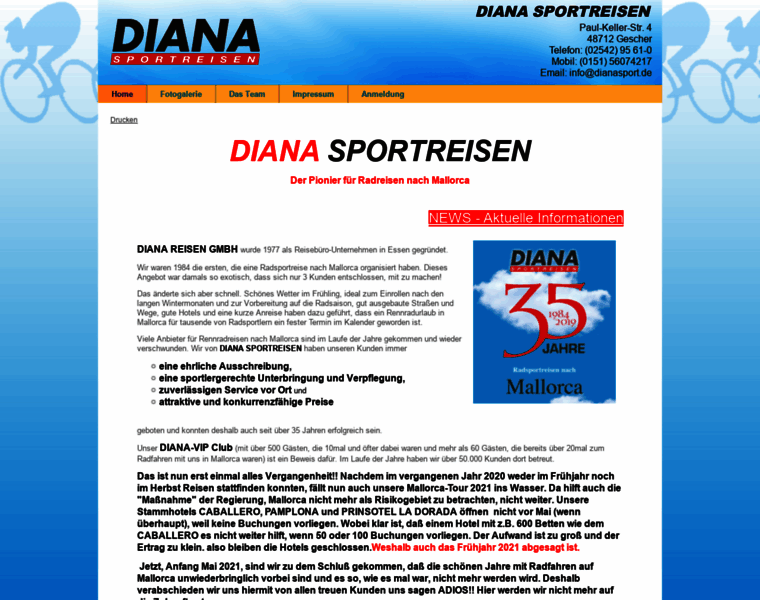 Dianasport.de thumbnail