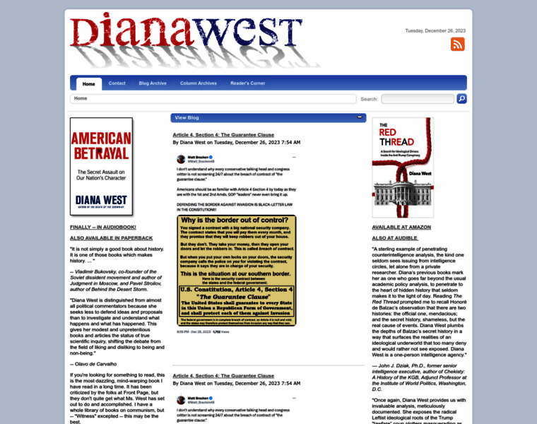 Dianawest.net thumbnail