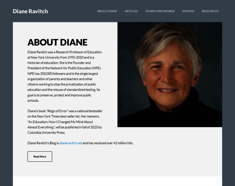 Dianeravitch.com thumbnail