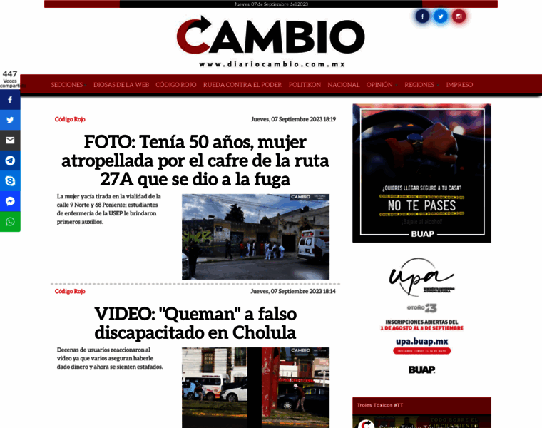 Diariocambio.mx thumbnail