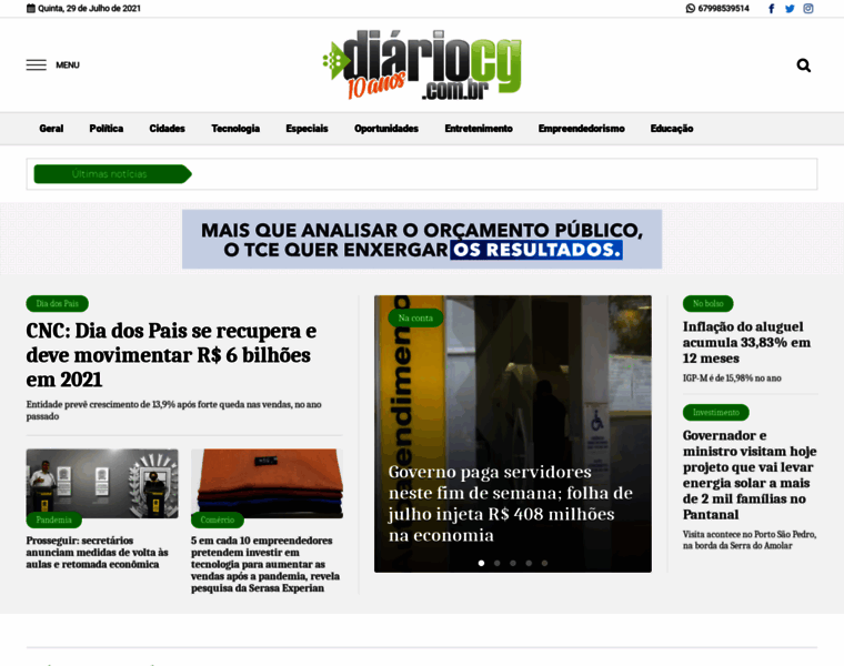Diariocg.com.br thumbnail