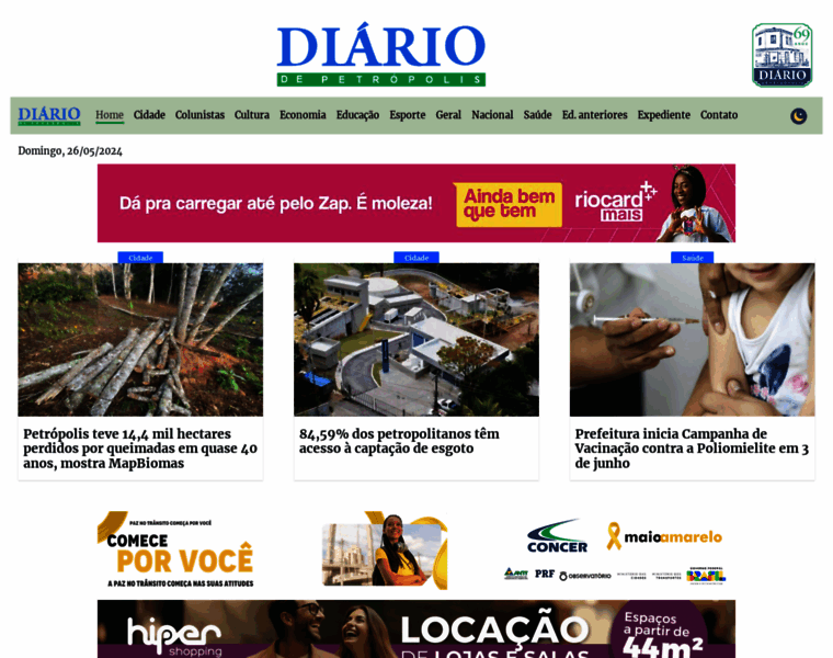 Diariodepetropolis.com.br thumbnail