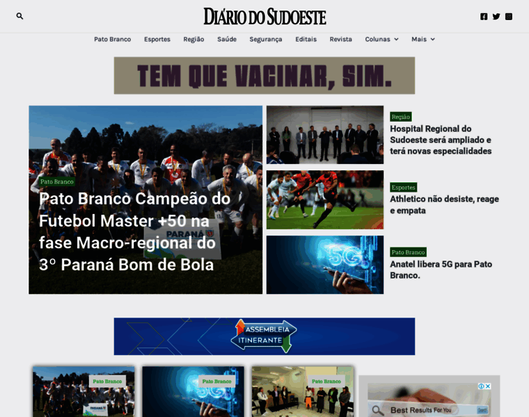 Diariodosudoeste.com.br thumbnail