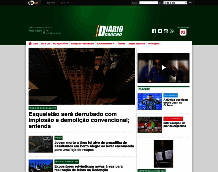 Diariogaucho.com.br thumbnail