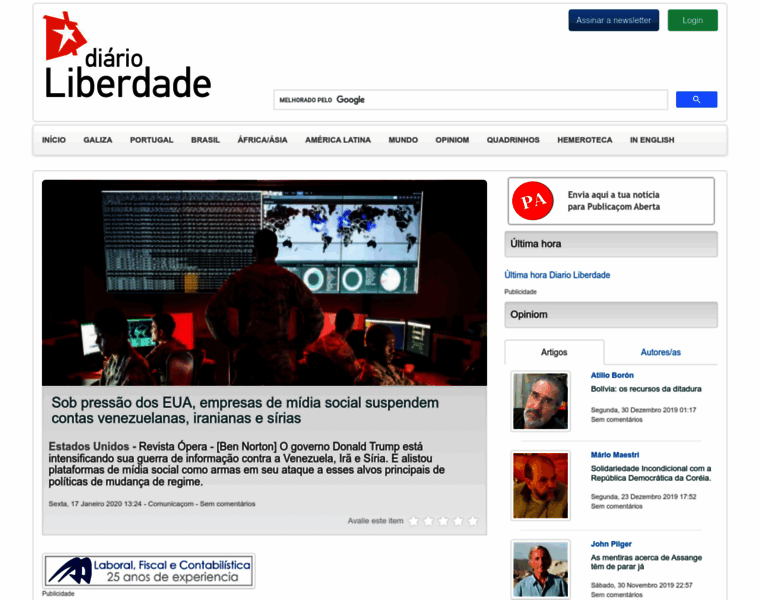 Diarioliberdade.org thumbnail Diarioliberdade.org thumbnail