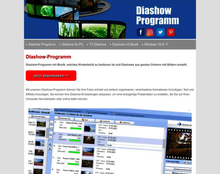 Diashow-software.de thumbnail
