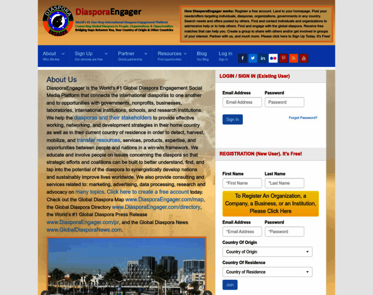 Diasporaengager.com thumbnail