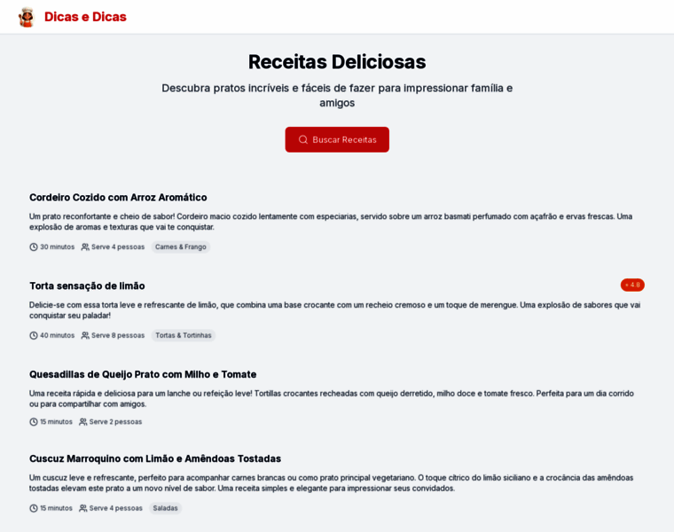Dicasedicas.com.br thumbnail