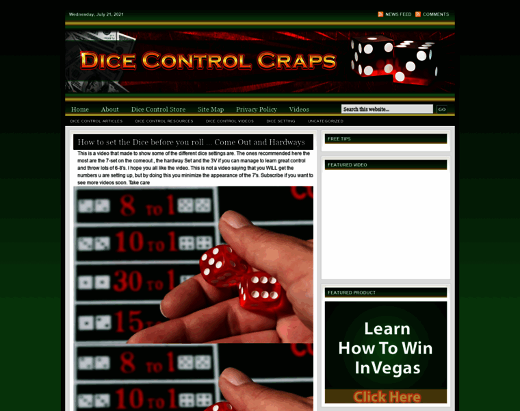 Dicecontrolcraps.com thumbnail