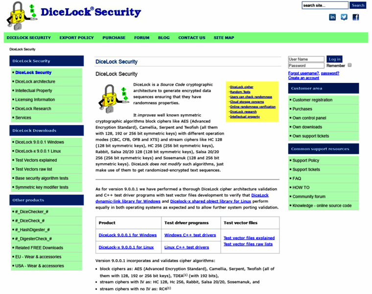 Dicelocksecurity.com thumbnail