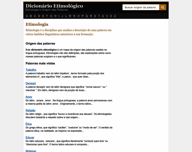 Dicionarioetimologico.com.br thumbnail