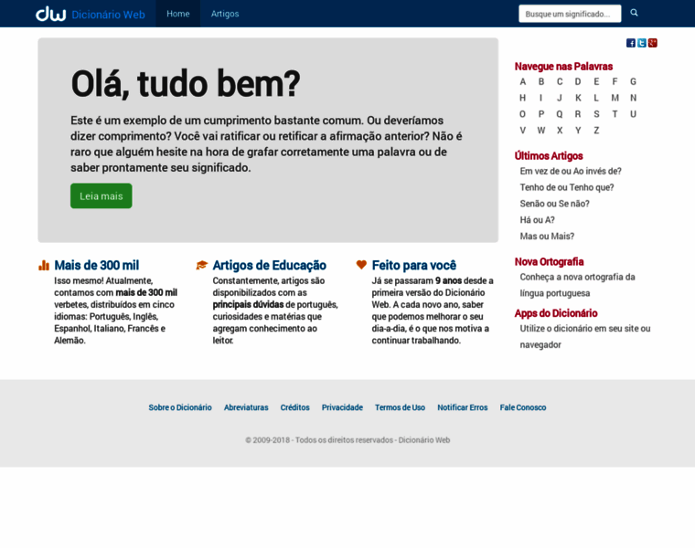 Dicionarioweb.com.br thumbnail