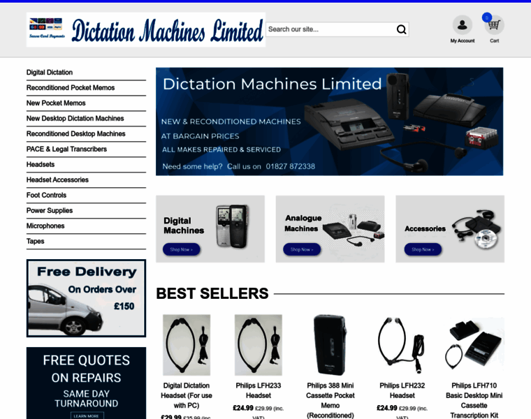 Dictation-machines.com thumbnail