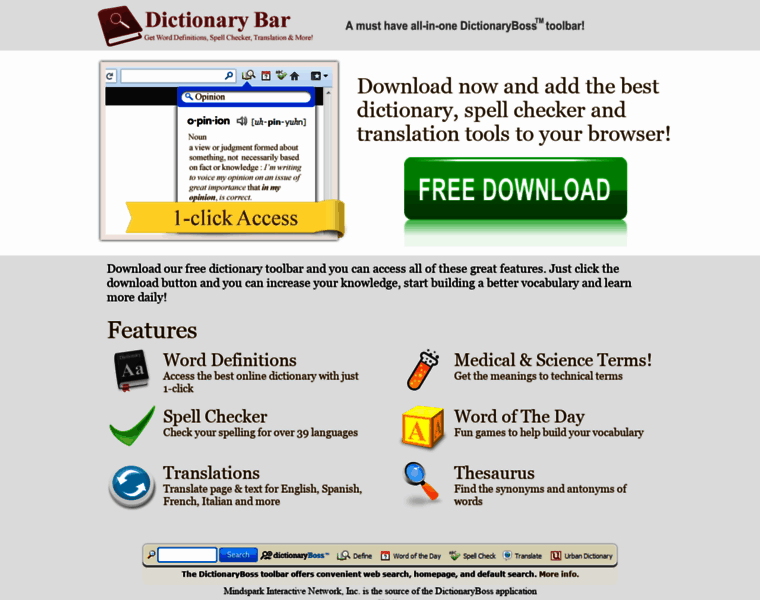 Dictionarybar.com thumbnail