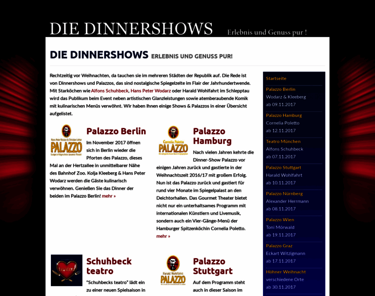 Die-dinnershows.de thumbnail