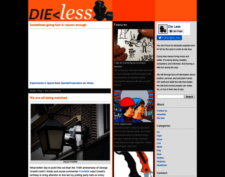 Die-less.com thumbnail
