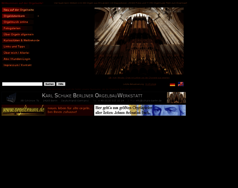 Die-orgelseite.de thumbnail